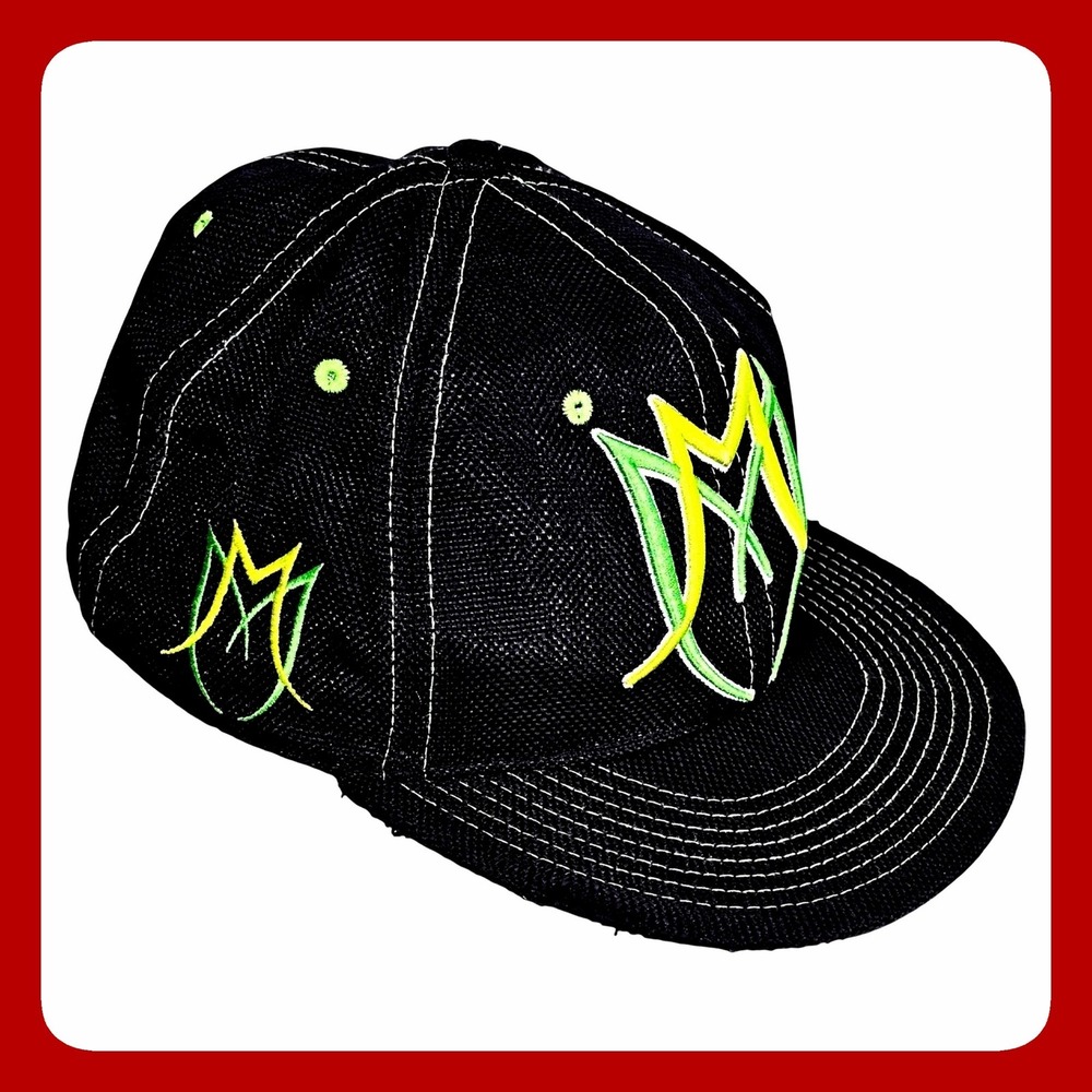 Grassroots California Medicine Man Denver Fitted Hat 7 3/8 Mens Streetwear EUC